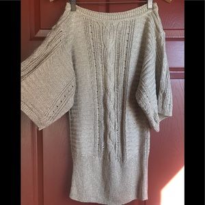 Gold sparkling long sweater